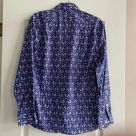 Tommy Hilfiger slim fit stretch cotton button down. Floral print. Men’s 32/33 - Picture 3 of 14